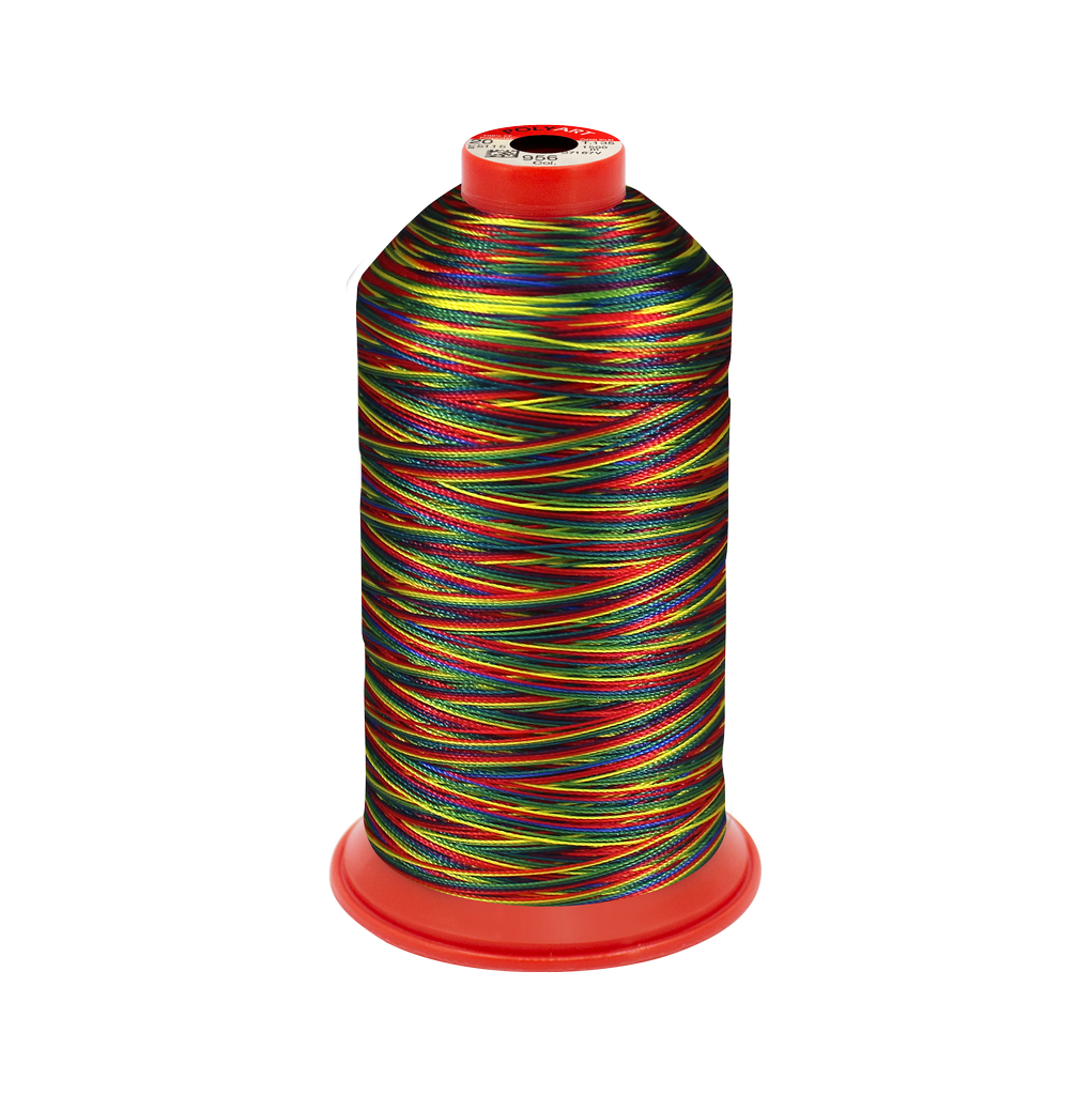Polyart sytråd 40 3000 m Multicolor - 0956