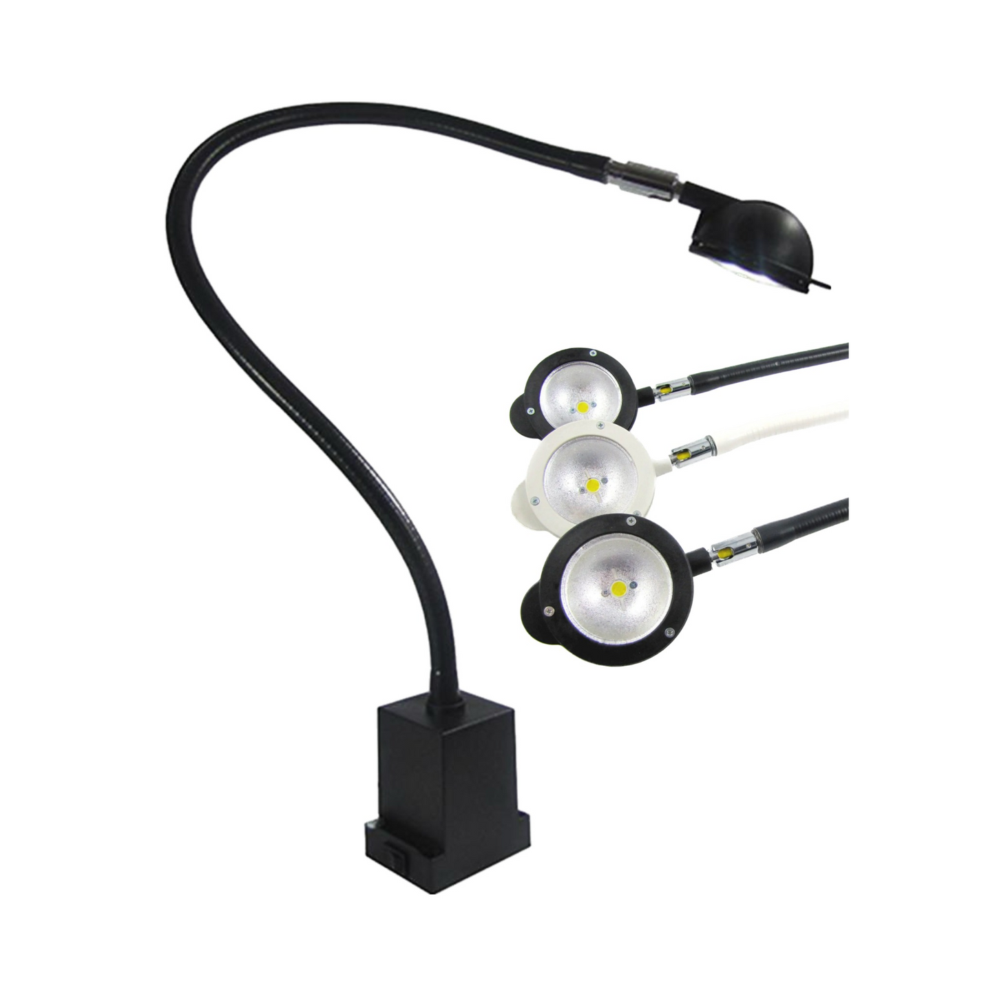 LED Bel. armlängd 70 cm svart