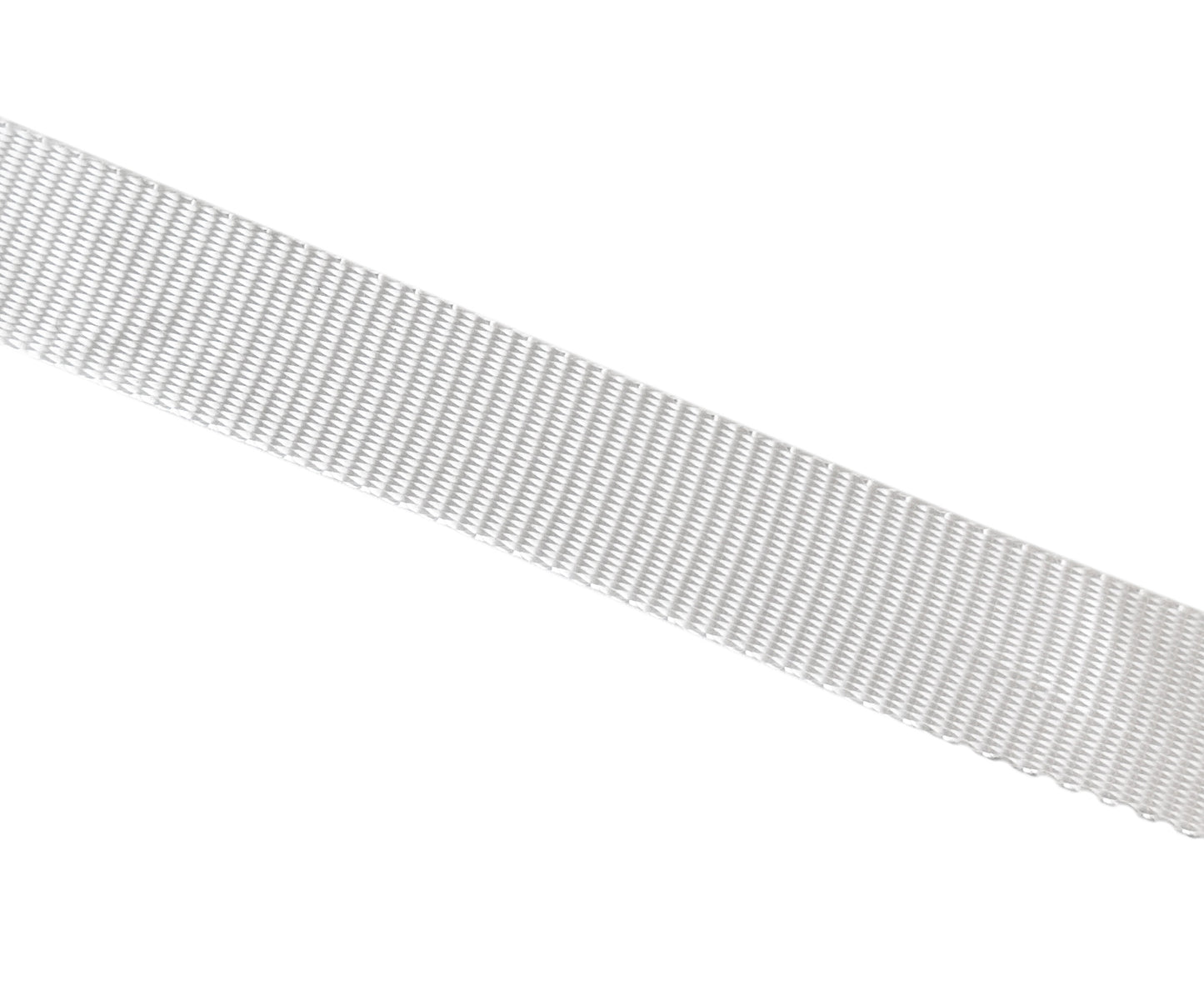 Polyesterband 25 mm vitt 100 m/rulle