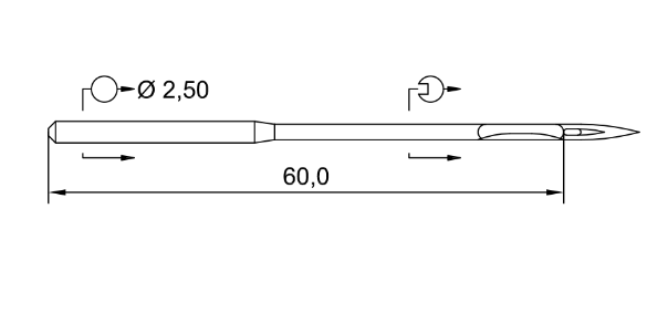 Symaskinsnålar 794 LR 200