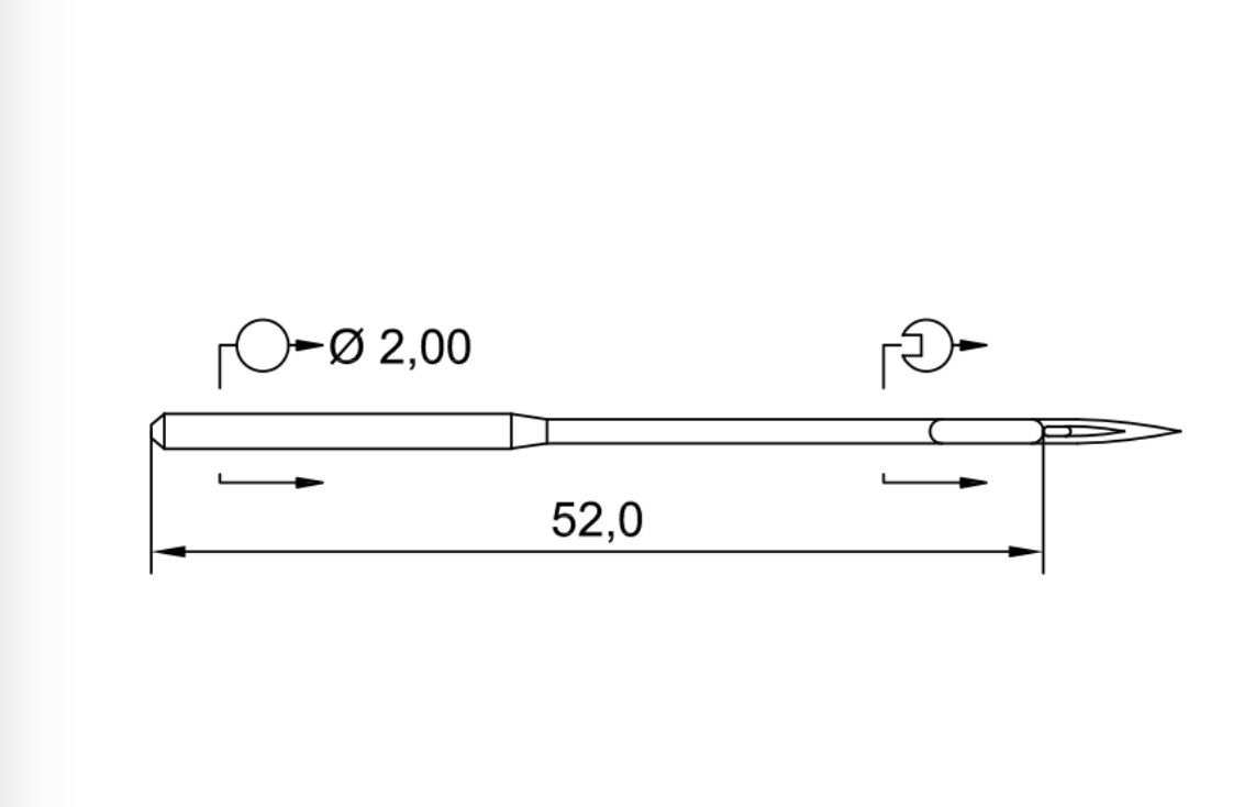 Symaskinsnålar 328 LR 140