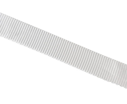 Polyesterband 25 mm vitt  100 m/rulle