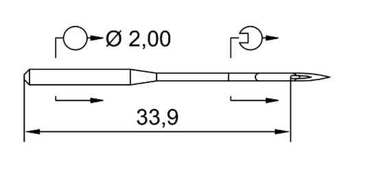 Symaskinsnålar 265 100