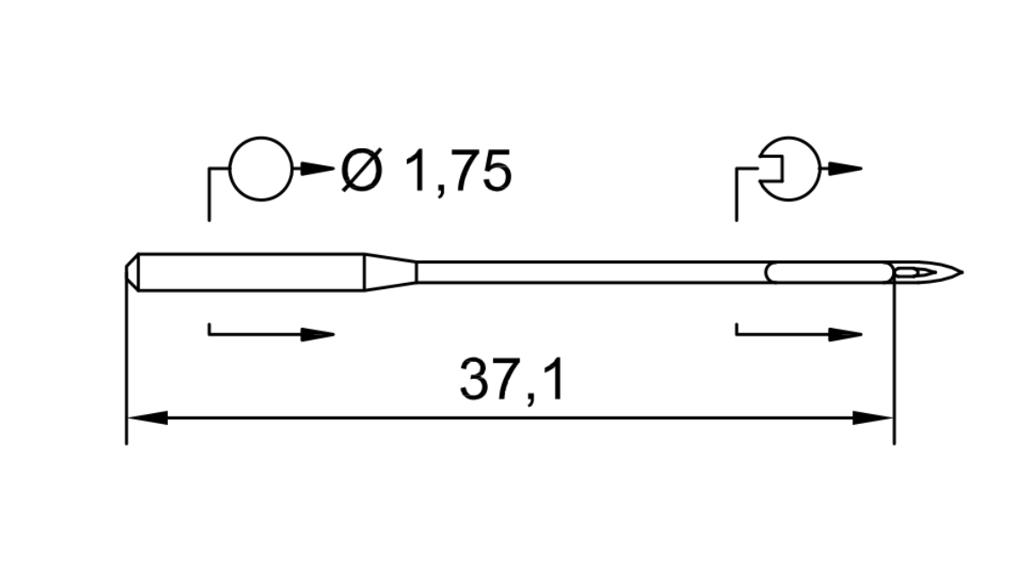 Symaskinsnålar 175X1 SUK 90