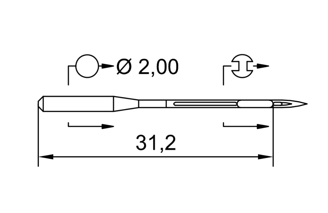 Symaskinsnålar 142X5 SUK 90